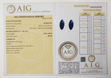 Sapphire 0.54ct AIG Certified