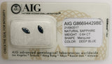 Sapphire 0.64ct AIG Certified