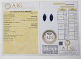 Sapphire 0.62ct AIG Certified