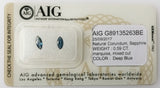 Sapphire 0.59ct AIG Certified