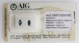 Sapphire 0.59ct AIG Certified