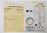 Sapphire 0.59ct AIG Certified