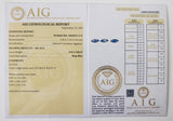 Sapphire 0.81ct AIG Certified