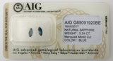 Sapphire 0.54ct AIG Certified