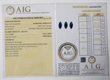 Sapphire 0.43ct AIG Certified