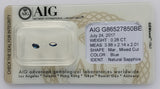 Sapphire 0.28ct AIG Certified