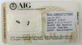 Sapphire 0.29ct AIG Certified