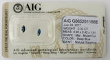 Sapphire 0.33ct AIG Certified