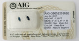 Sapphire 0.39ct AIG Certified