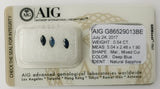 Sapphire 0.54ct AIG Certified