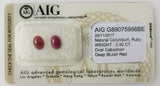 Ruby 2.40ct AIG Certified