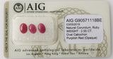 Ruby 2.55ct AIG Certified