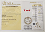 Ruby 2.63ct AIG Certified