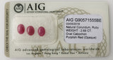 Ruby 2.68ct AIG Certified