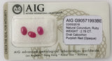 Ruby 2.78ct AIG Certified