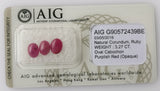 Ruby 3.27ct AIG Certified