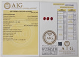 Ruby 3.42ct AIG Certified