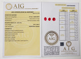 Ruby 3.87ct AIG Certified