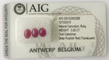 Ruby 3.08ct AIG Certified