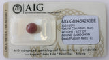 Ruby 3.77ct AIG Certified