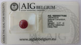 Ruby 2.27ct AIG Certified