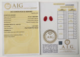 Ruby 1.45ct AIG Certified