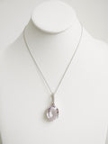 20.47ct Amethyst and Diamond Necklace with pendant