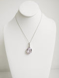 20.47ct Amethyst and Diamond Necklace with pendant