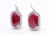 26.27ct Ruby Earrings