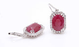 26.27ct Ruby Earrings