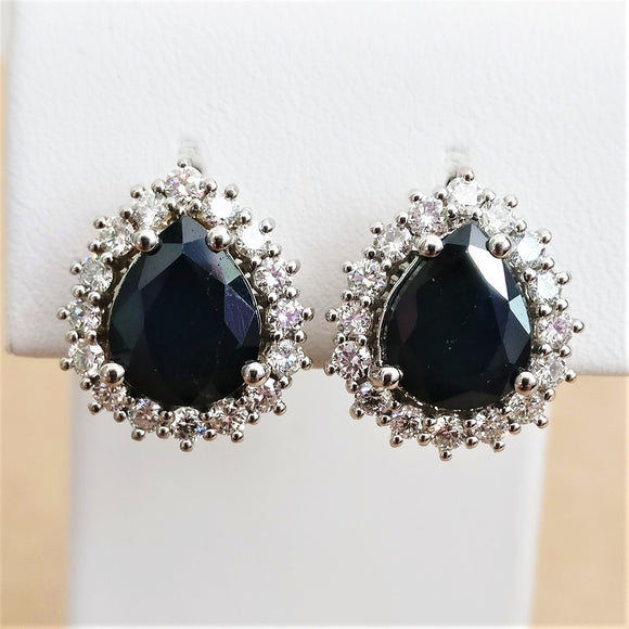 5.60ct Sapphire Earrings