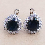 5.60ct Sapphire Earrings