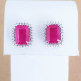 5.22ct Ruby Earrings