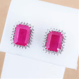 5.22ct Ruby Earrings