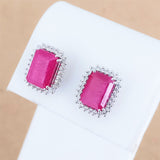 5.22ct Ruby Earrings