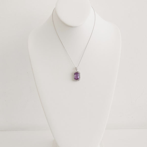 7.15ct Amethyst Necklace