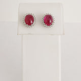 5.16ct Ruby Earrings