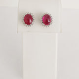 5.16ct Ruby Earrings