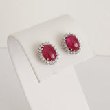 5.16ct Ruby Earrings