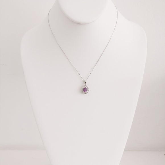 0.67ct Amethyst Necklace