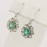 1.02ct Emerald Earrings