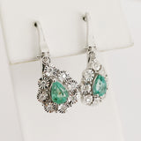 1.02ct Emerald Earrings