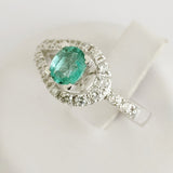 0.46ct Emerald Ring