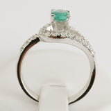 0.46ct Emerald Ring