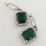 10.04ct Emerald Earrings