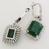 10.04ct Emerald Earrings