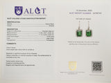 10.04ct Emerald Earrings