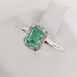 0.31ct Emerald Ring