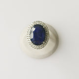 15.82ct Sapphire and Diamond Ring