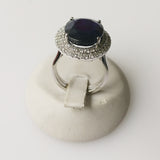 15.82ct Sapphire and Diamond Ring